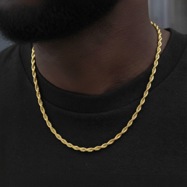 Rope Chain (Gold) (Multiple Sizes Available)