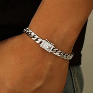 Elegance 12MM Chain Bracelet (Gold or Silver Available)