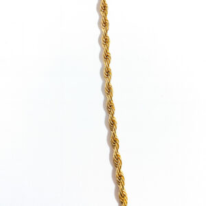 3MM Rope Chain - Gold