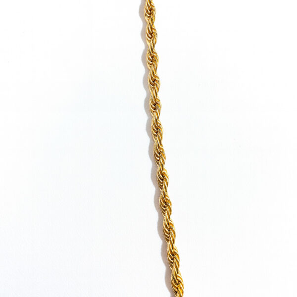 3MM Rope Chain - Gold
