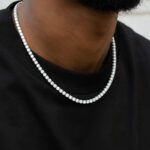 Tennis Chain (Silver) 4mm - 18"